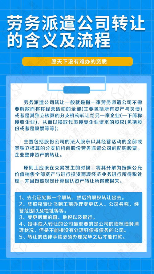 劳务派遣经营许可证转让全流程解析及风险规避指南